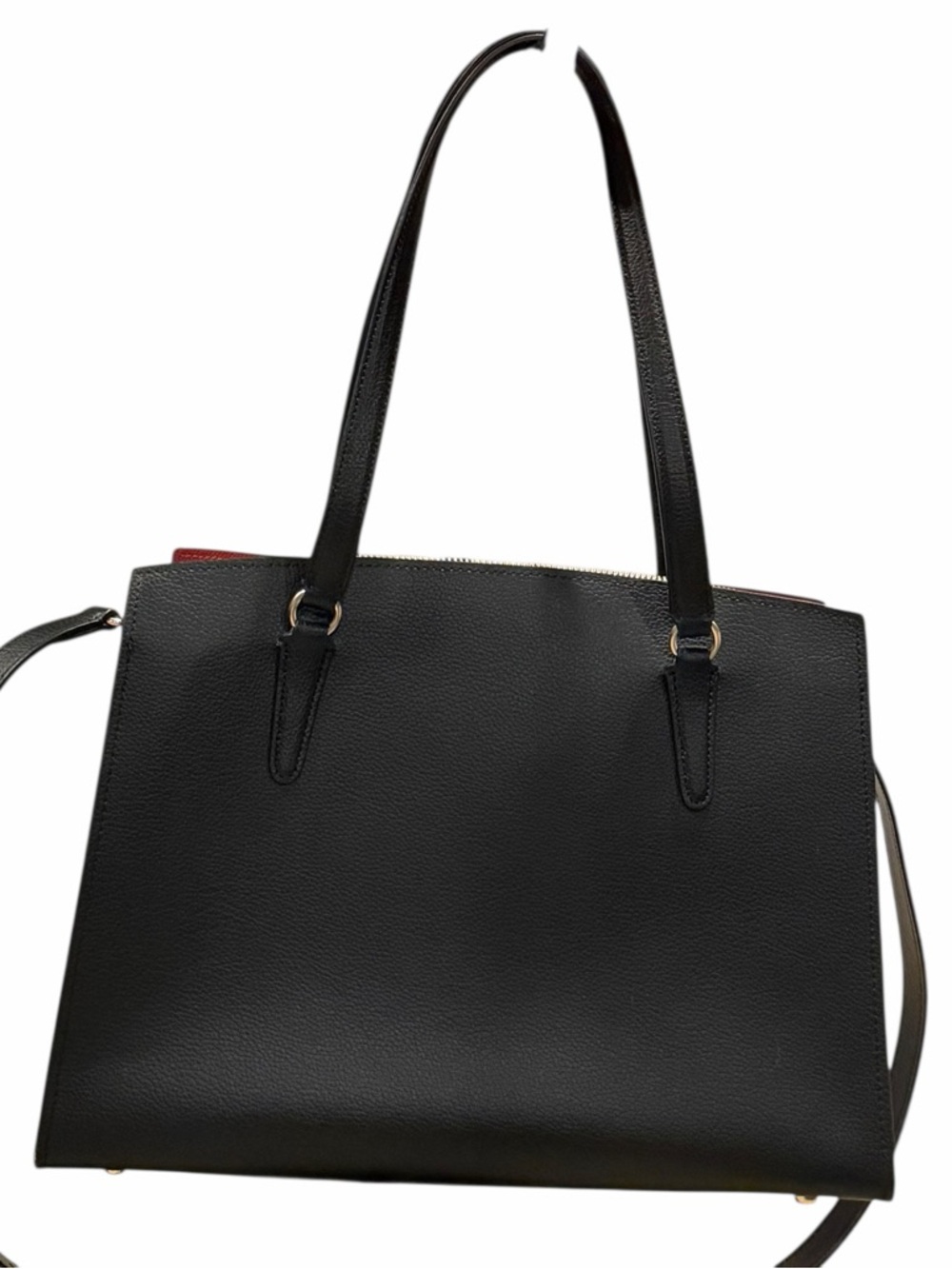 Coach Tatum Carryall Black Double Face Pebbled Leather Handbag C4078 NWOT - Picture 3 of 14